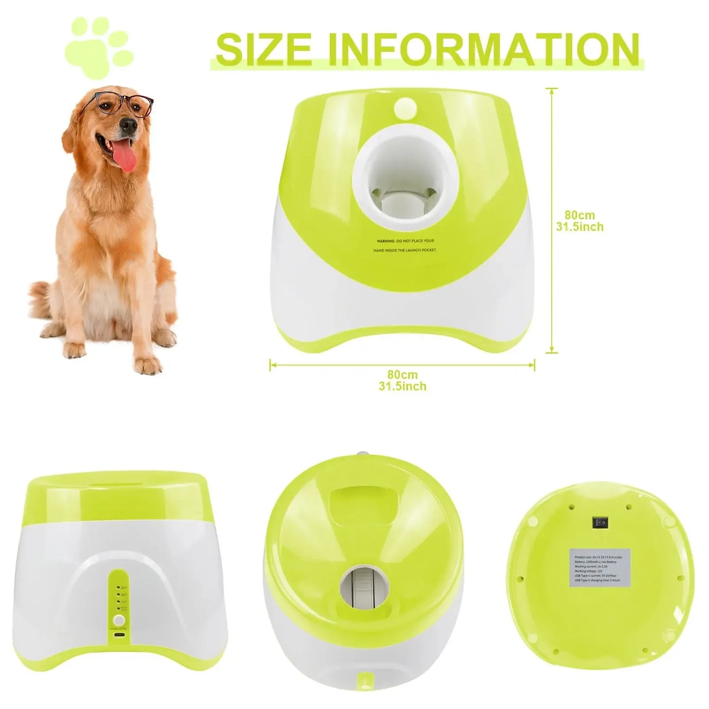 Smart Fetch Dog Ball Launcher